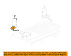 15060523 03-09 Marker Left Lamp H2 Gm Hummer Clearance Lamps-roof-roof Oem