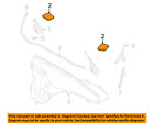51657199142 07-13 Washer-front Bmw Lamps-cover X5 Oem