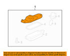 8341a099 08-14 Mitsubishi License Oem Lamp Lancer Lamps-license Lamps-rear