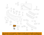 814820c021 08-14 Toyota Left Front Bezel Oem Sequoia Bumper-lamp