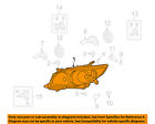 8117012c20 09-10 Oem Left Corolla-headlight-lens Housing Toyota