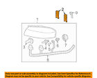 10298115 Gm Oem-headlamp Assembly Retainer