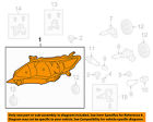 8117012f10 11-13 Left Corolla-headlight-lens Oem Toyota Housing