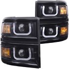 111302 Anzo Usa Projector Headlight Set Fits Silverado 846959047129