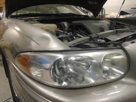 114-00583r Passenger Headlight Limited Without Fluted Lines On Lens Fits 00 Lesabre 1515062