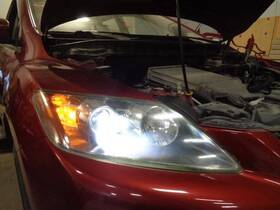 114-50282r Passenger Right Headlight Xenon Hid Fits 07-09 Mazda Cx-7 1925877
