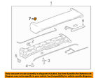11546466 Gm Chevrolet Oem Bolt Ev Lift Mount Lamp Nut