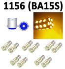 Ba15s 1156 Rear 27 Turn Car Tail Amber Auto Led Brake 10pcs Lamp Lot Bulbs Light