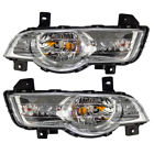 1224-0010lr Brock Traverse Set Of Front Park Signal Marker Lights Lamps
