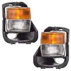 1225-0022lr Brock Cadillac Set Of Park Signal Front Marker Lights With