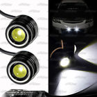 12v Pair Running Drl White Daytime 20mm Eye 1x Eagle Lamps Light 25mm Led 3w