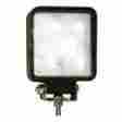 1492117 Buyers Single Square Clear Led Flood Light-black