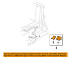 15721390 Gm Oem License Plate Right