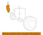 15864519 Gm Oem Backup Light
