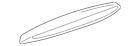 19121111 Gm Cadillac Genuine Bezel