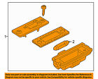 1j6943021b Volkswagen Vw Oem Golf License Plate