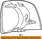 1l2z13200aa Ford Oem Lamp Right