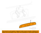 1l2z13508aa License 01-03 Oem Explorer Lamps-rear Shield Ford Lamps-license