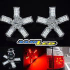 40smd 2 5-arm Spider 3157 Stop Light A1 3528 Tail Bulb Brake Red Led Turn