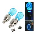 2 Flashing Wheel Led Car Skull Valve Bulbs Lamp Cap Truck Light Auto Mortorcyle