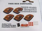 20-220 Pacer Cab Roof Lights Silverado Sierra Amber Lens 085085202204