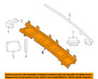 2058853514 Mercedes Oem Rear Bracket