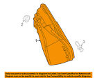 2179060357 Mercedes Oem Amg Backup Up Lamp Left