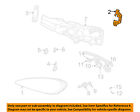 22616552 Gm Pontiac Left Assembly Lamps-headlamp Oem Retainer Headlamp-front