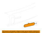 22724912 Gm Chevrolet Oem 06-11 Hhr Rear Reflector-reflector Left