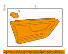23508086 Gm Chevrolet Oem Lamp Assembly Left