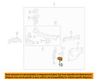 25896694 Radiator Support-lamp Bracket Oem Gm