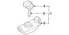 26510-1l000 Infiniti Genuine Oem License Lamp
