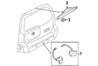 26590-ea51b Nissan Genuine Oem High Mount Lamp