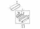 26598-3w700 Pathfinder Nissan Genuine 2001-2004 Rim-stop Lamp