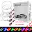2689-006 Oracle Led Halo Kit For Lamborghini Diablo 1990-2001 Yellow