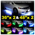 2x 12v 23 7 Kit " 48 Mode Led 36 Brown Neon Wireless Color Remote Underglow
