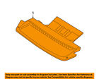 S60-high 30764308 Volvo Oem Mount Third Brake