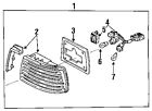 33503sm4013 Combination Accord Oem Honda Lamps-rear Housing Lamps-lens Gasket