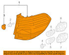 33551shja51 Honda Oem Odyssey Taillight Tail Housing Left