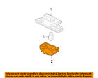 34101s2k003 Honda Oem License Plate Light