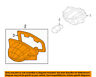 34102slna01 Honda Oem License Plate Light
