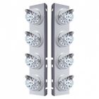 37377 United Pacific Peterbilt Front Air Cleaner Kit Reflector Led Lights