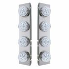 39631 United Pacific Peterbilt Front Air Cleaner Kit Reflector Led Lights