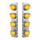 39854 United Pacific Peterbilt Front Air Cleaner Kit Beehive Led Lights