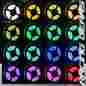 4-led-16color Racing Gear Universal Rgb 16 Feet Smd Color 12v Led Flexible Strip Remote Controller