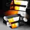 4-led-51055-wyl-b Hdc Autosports 4 Led Amber White Emergency Warn Dashboard Windshield Flash Strobe Light Bar