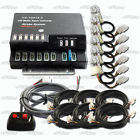 4-led-52012-6-wh Dtm White 6 Hid Bulb 120w Hide A Way Emergency Warning Flash Strobe Light Set B