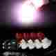 4-led-52012-bulbs-rd-x4-a Dtm 4x Replacement Bulbs For 120 160 Watt Hide A Way Strobe Light Red
