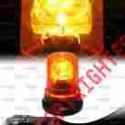 4-led-hs-51066-yl Dtm Magnetic Mount Rotating Emergency Warning Beacon Light Lamp With Cigarette Plug
