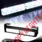 4-led-hs-52023-2-wh Dtm White 9.5 Inch Led Traffic Adviser Emergency Hazard Caution Strobe Light Bar